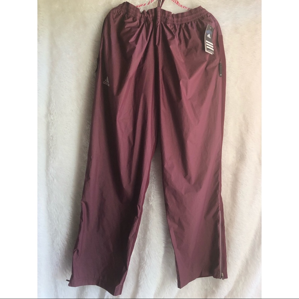 MARRON ADIDAS WOMENS TRACK PANTS